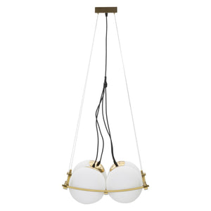 Lampada a Sospensione MF79, Bianco, Metallo, 45x45x20 cm, Seven Design