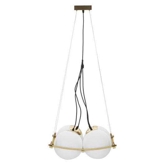 Lampada a Sospensione MF79, Bianco, Metallo, 45x45x20 cm, Seven Design