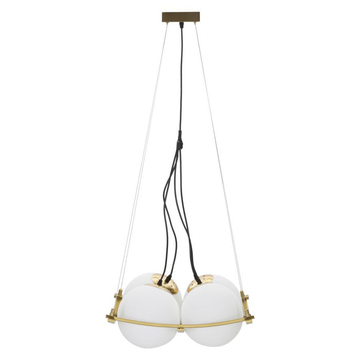 Lampada a Sospensione MF79, Bianco, Metallo, 45x45x20 cm, Seven Design