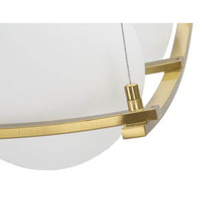 Lampada a Sospensione MF79, Bianco, Metallo, 45x45x20 cm, Seven Design