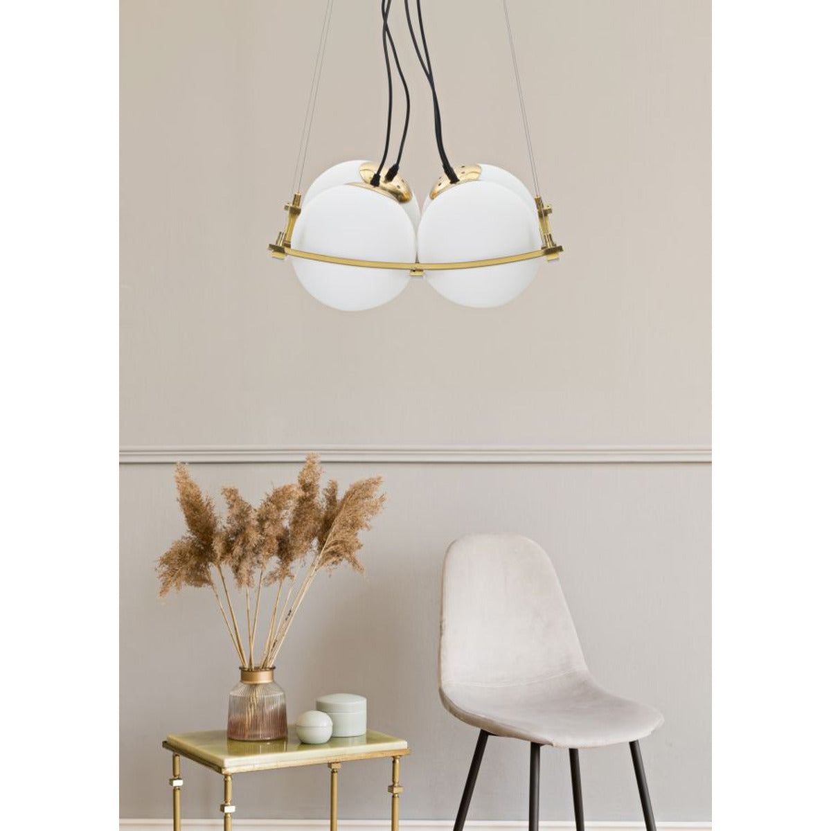 Lampada a Sospensione MF79, Bianco, Metallo, 45x45x20 cm, Seven Design