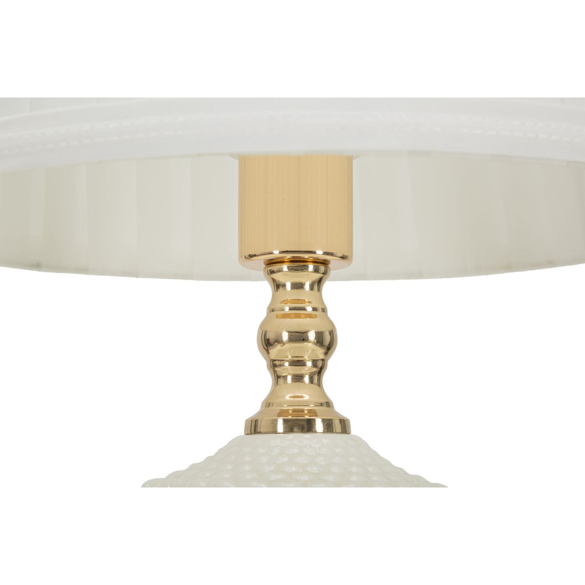 Lampada da Tavolo MF105, Bianco, Ceramica, 25x25x45 cm, Seven Design