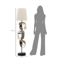 Lampada da Terra MF192, Multicolore, Metallo, 38x38x162,6 cm, Seven Design