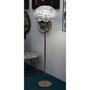 Lampada da Terra MF186, Oro, Metallo, 43x43x170 cm, Seven Design