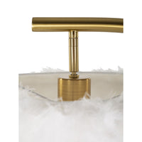 Lampada da Terra MF187, Bianco, Metallo, 60x33x170 cm, Seven Design