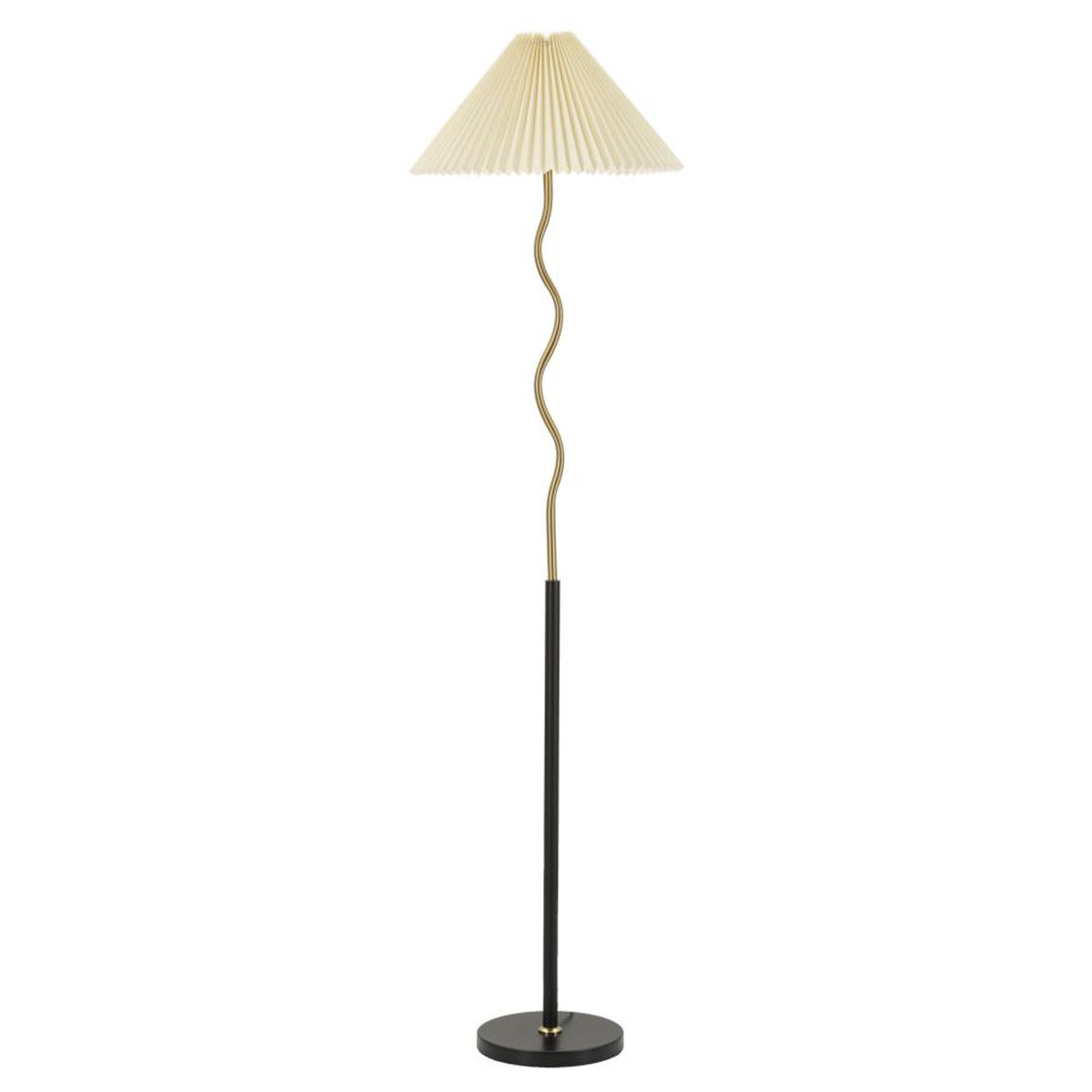 Lampada da Terra MF184, Oro, Metallo, 46x46x172 cm, Seven Design