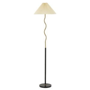 Lampada da Terra MF184, Oro, Metallo, 46x46x172 cm, Seven Design