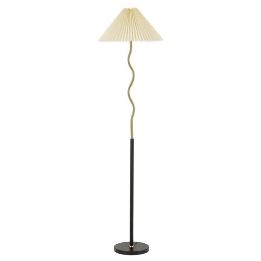Lampada da Terra MF184, Oro, Metallo, 46x46x172 cm, Seven Design