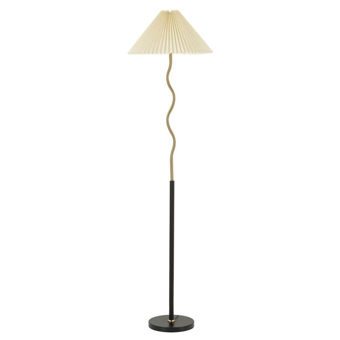 Lampada da Terra MF184, Oro, Metallo, 46x46x172 cm, Seven Design