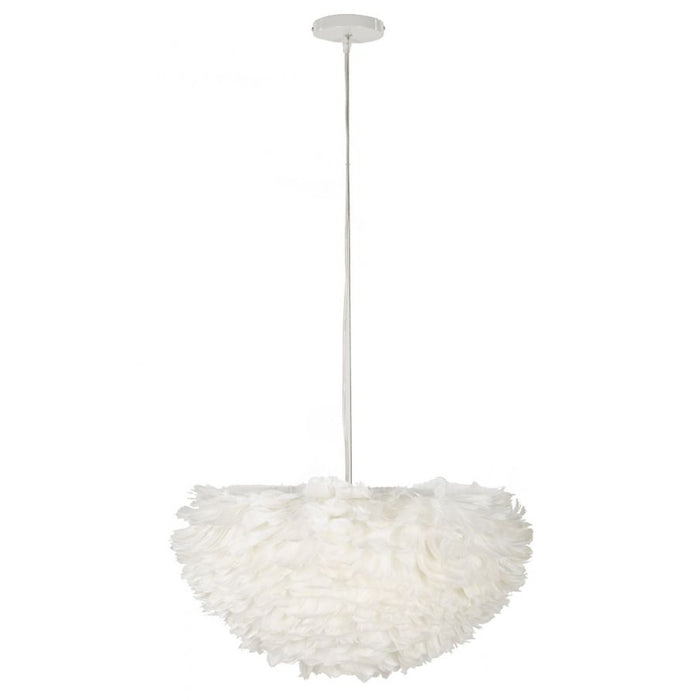 Lampada a Sospensione MF76, Bianco, Metallo, 60x60x30 cm, Seven Design