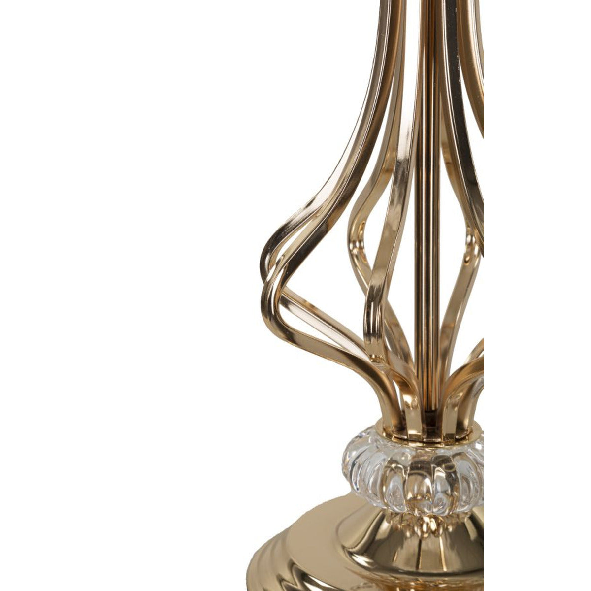 Lampada da Tavolo Piume 5, Bianco, Metallo, 25x25x54 cm, Seven Design