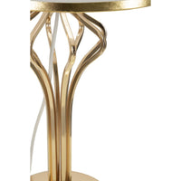 Lampada da Tavolo MF131, Bianco, Metallo, 28x28x53 cm, Seven Design