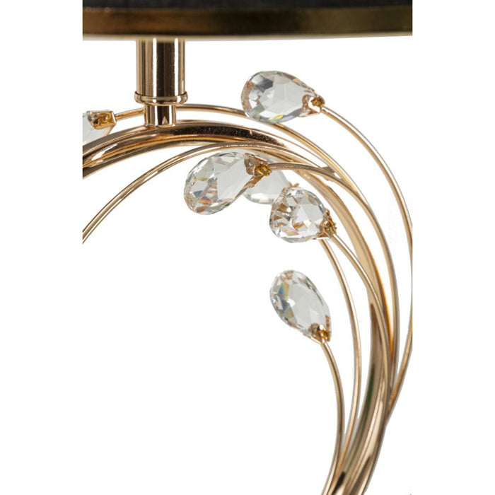 Lampada da Terra MF210, Nero, Metallo, 38x38x160 cm, Seven Design