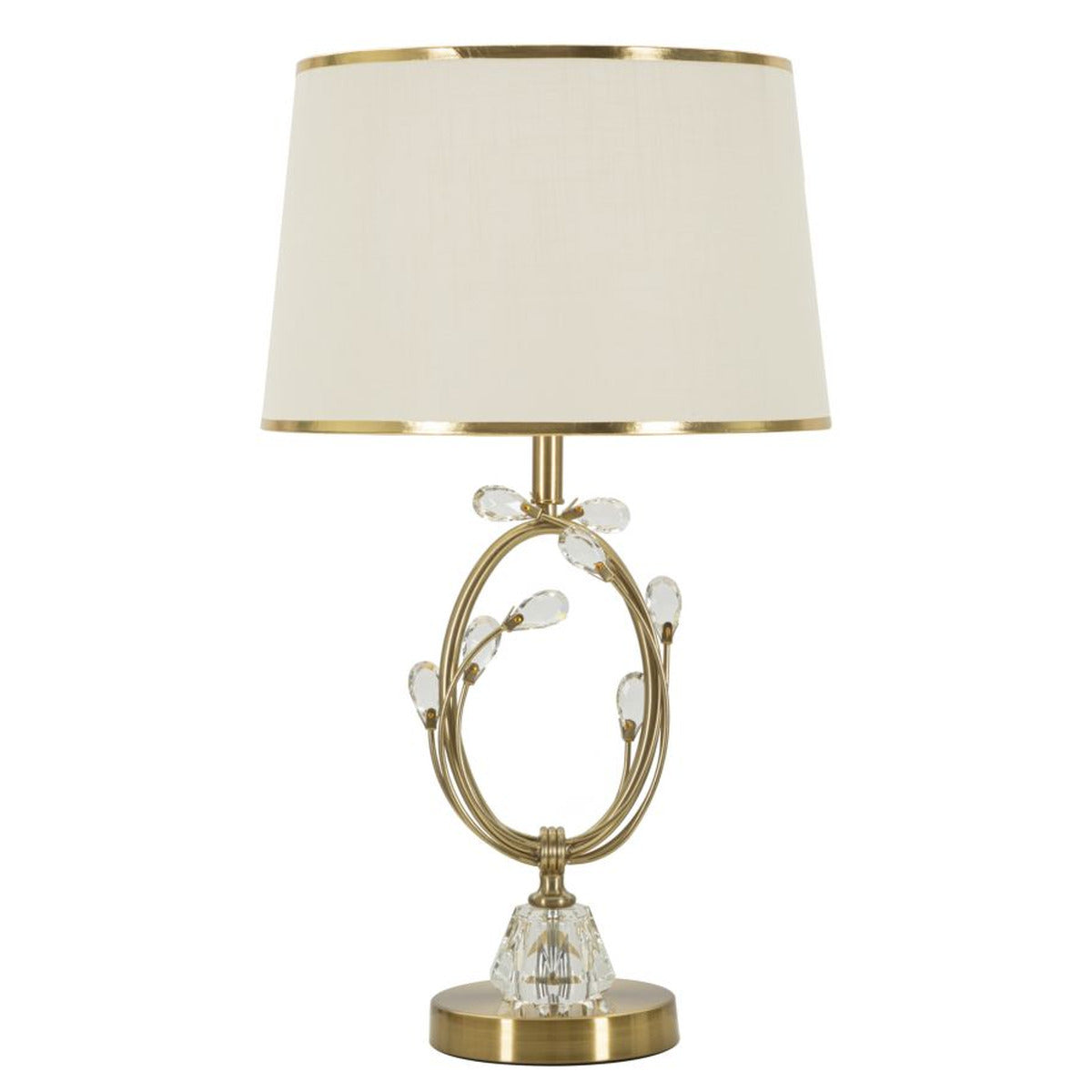 Lampada da Tavolo MF152, Bianco, Metallo, 36x36x60 cm, Seven Design