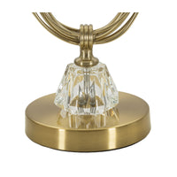 Lampada da Tavolo MF152, Bianco, Metallo, 36x36x60 cm, Seven Design