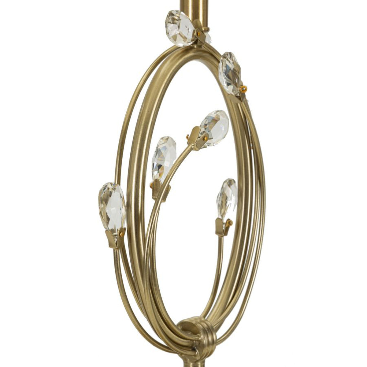 Lampada da Tavolo MF152, Bianco, Metallo, 36x36x60 cm, Seven Design