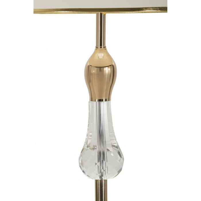Lampada da Terra MF209, Oro, Metallo, 45x45x165 cm, Seven Design