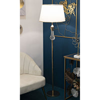 Lampada da Terra MF209, Oro, Metallo, 45x45x165 cm, Seven Design