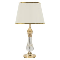 Lampada da Tavolo MF153, Oro, Metallo, 33x33x59 cm, Seven Design