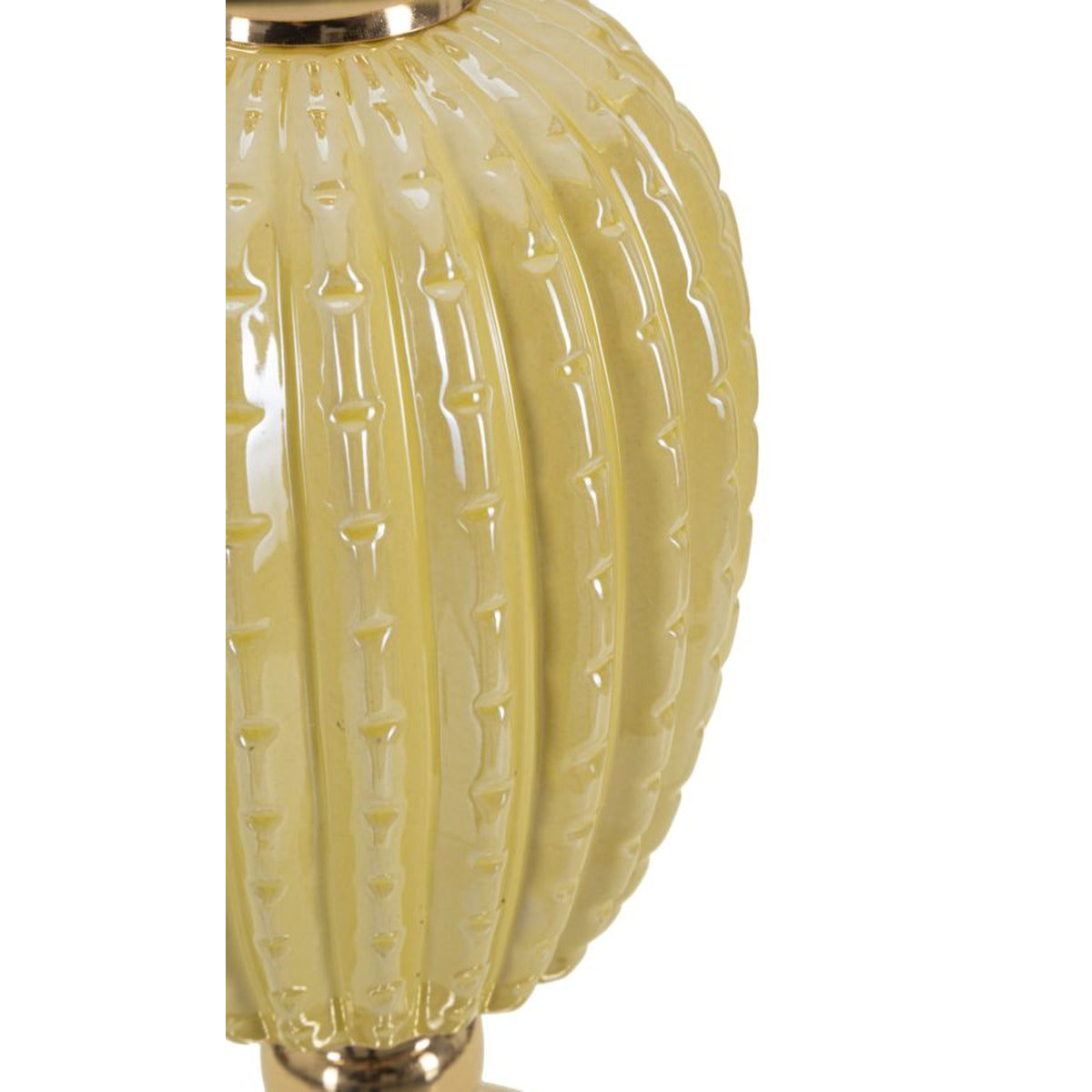 Lampada da Tavolo MF128, Beige, Metallo, 30x30x55 cm, Seven Design