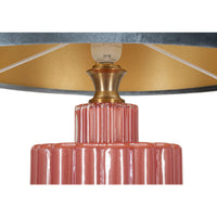 Lampada da Tavolo MF173, Blu, Metallo, 40x40x70 cm, Seven Design