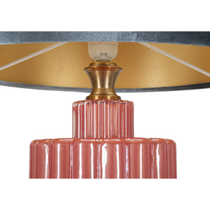 Lampada da Tavolo MF173, Blu, Metallo, 40x40x70 cm, Seven Design