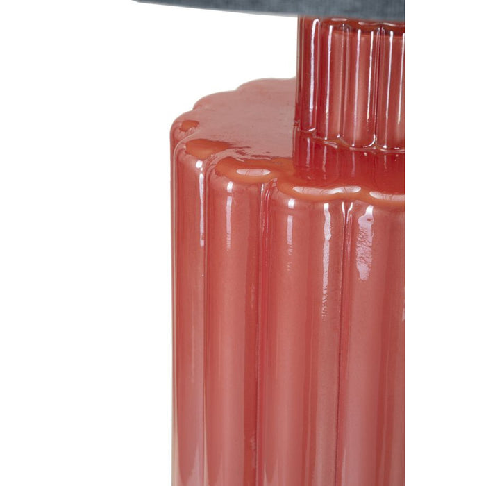 Lampada da Tavolo MF173, Blu, Metallo, 40x40x70 cm, Seven Design