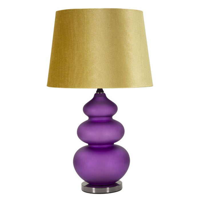 Lampada da Tavolo MF176, Viola, Metallo, 40x40x70 cm, Seven Design