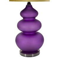 Lampada da Tavolo MF176, Viola, Metallo, 40x40x70 cm, Seven Design