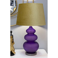 Lampada da Tavolo MF176, Viola, Metallo, 40x40x70 cm, Seven Design