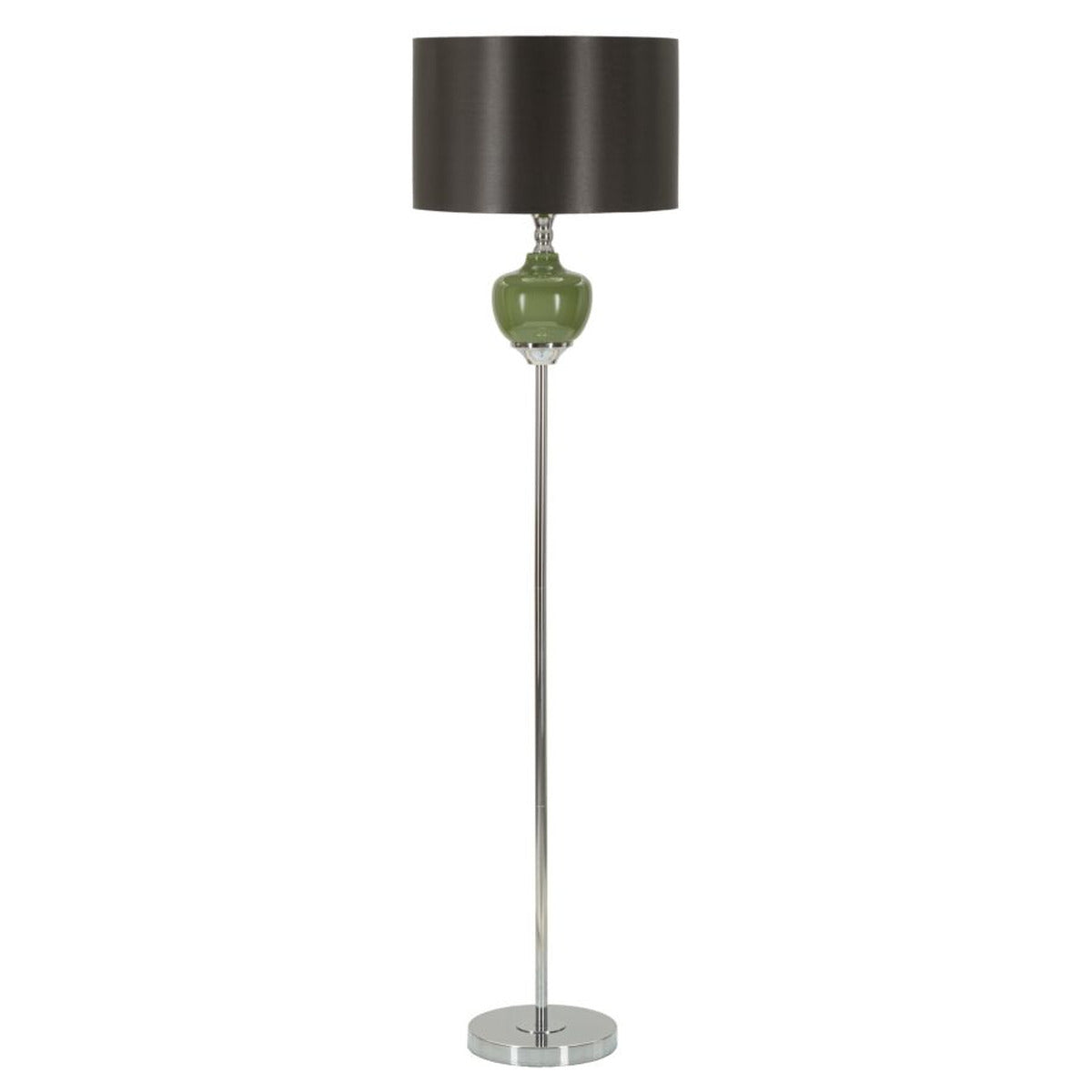 Lampada da Terra MF218, Verde, Metallo, 40x40x160 cm, Seven Design