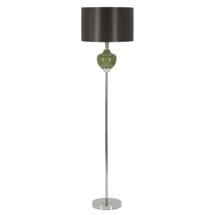 Lampada da Terra MF218, Verde, Metallo, 40x40x160 cm, Seven Design