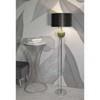 Lampada da Terra MF218, Verde, Metallo, 40x40x160 cm, Seven Design