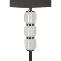 Lampada da Terra MF216, Grigio, Metallo, 42,5x42,5x163 cm, Seven Design