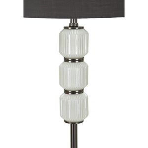 Lampada da Terra MF216, Grigio, Metallo, 42,5x42,5x163 cm, Seven Design
