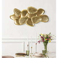 Lampada a Parete Sassi, Oro, Metallo, 59,8x11x31 cm, Seven Design