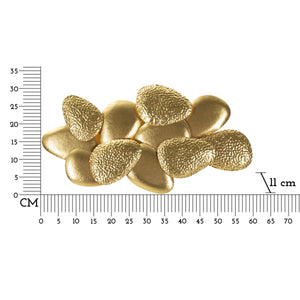 Lampada a Parete Sassi, Oro, Metallo, 59,8x11x31 cm, Seven Design