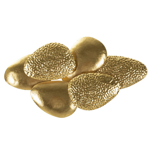 Lampada a Parete Sassi 1, Oro, Metallo, 44x11x28 cm, Seven Design