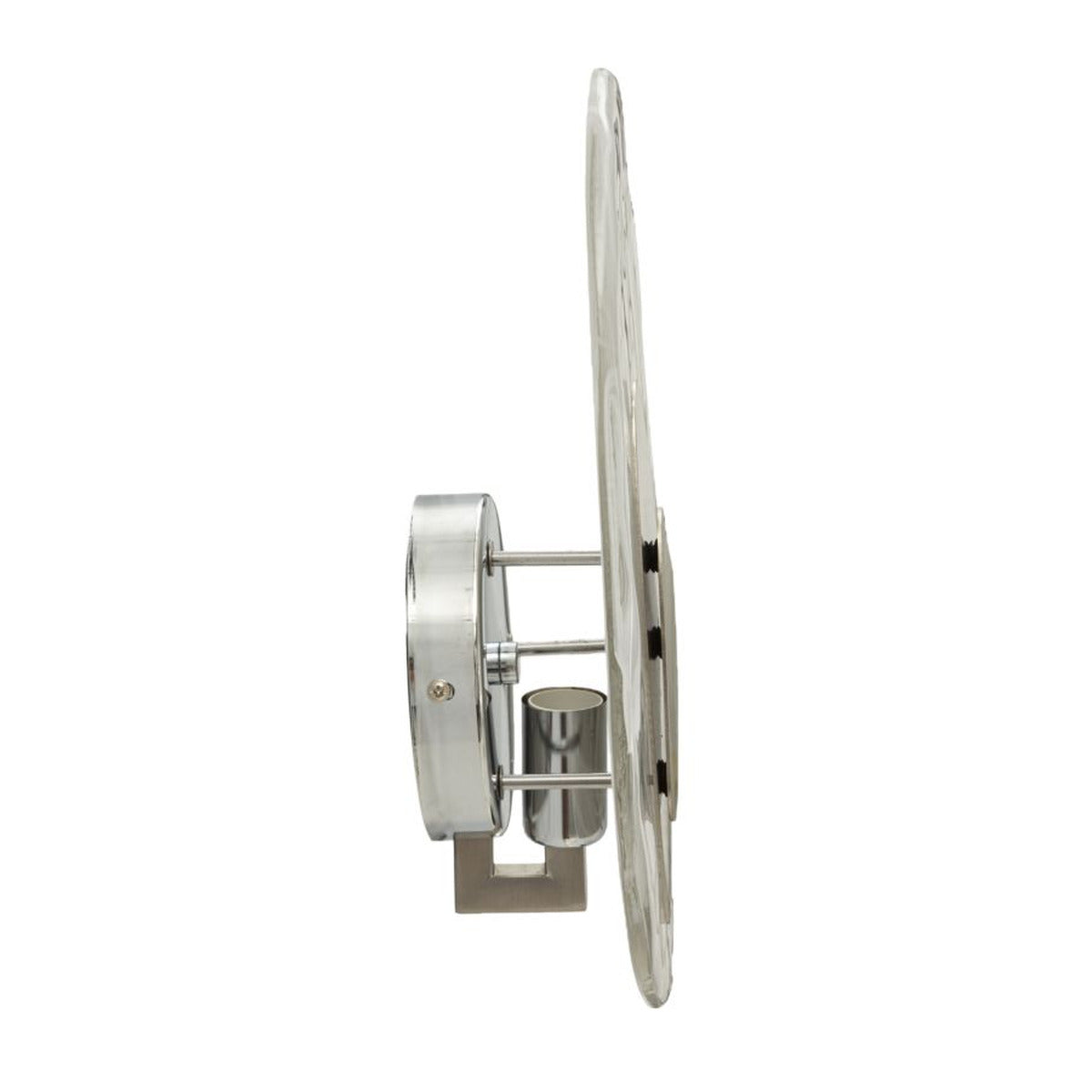 Lampada a Parete MF62, Argento, Metallo, 21x8x32 cm, Seven Design