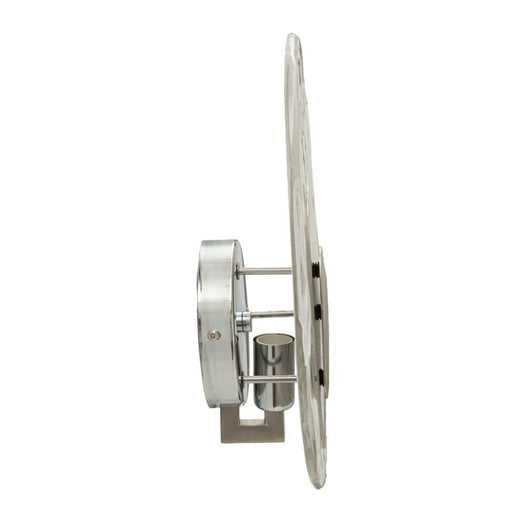 Lampada a Parete MF62, Argento, Metallo, 21x8x32 cm, Seven Design