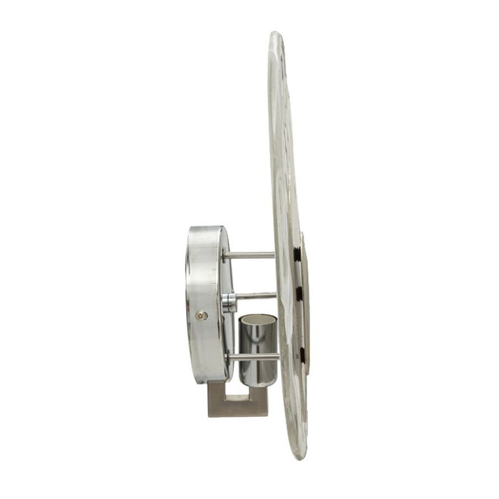 Lampada a Parete MF62, Argento, Metallo, 21x8x32 cm, Seven Design