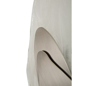 Lampada a Parete MF62, Argento, Metallo, 21x8x32 cm, Seven Design