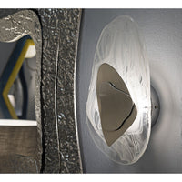 Lampada a Parete MF62, Argento, Metallo, 21x8x32 cm, Seven Design