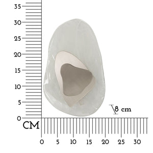Lampada a Parete MF62, Argento, Metallo, 21x8x32 cm, Seven Design