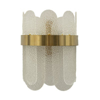 Lampada a Parete MF64, Oro, Metallo, 20x14x28 cm, Seven Design