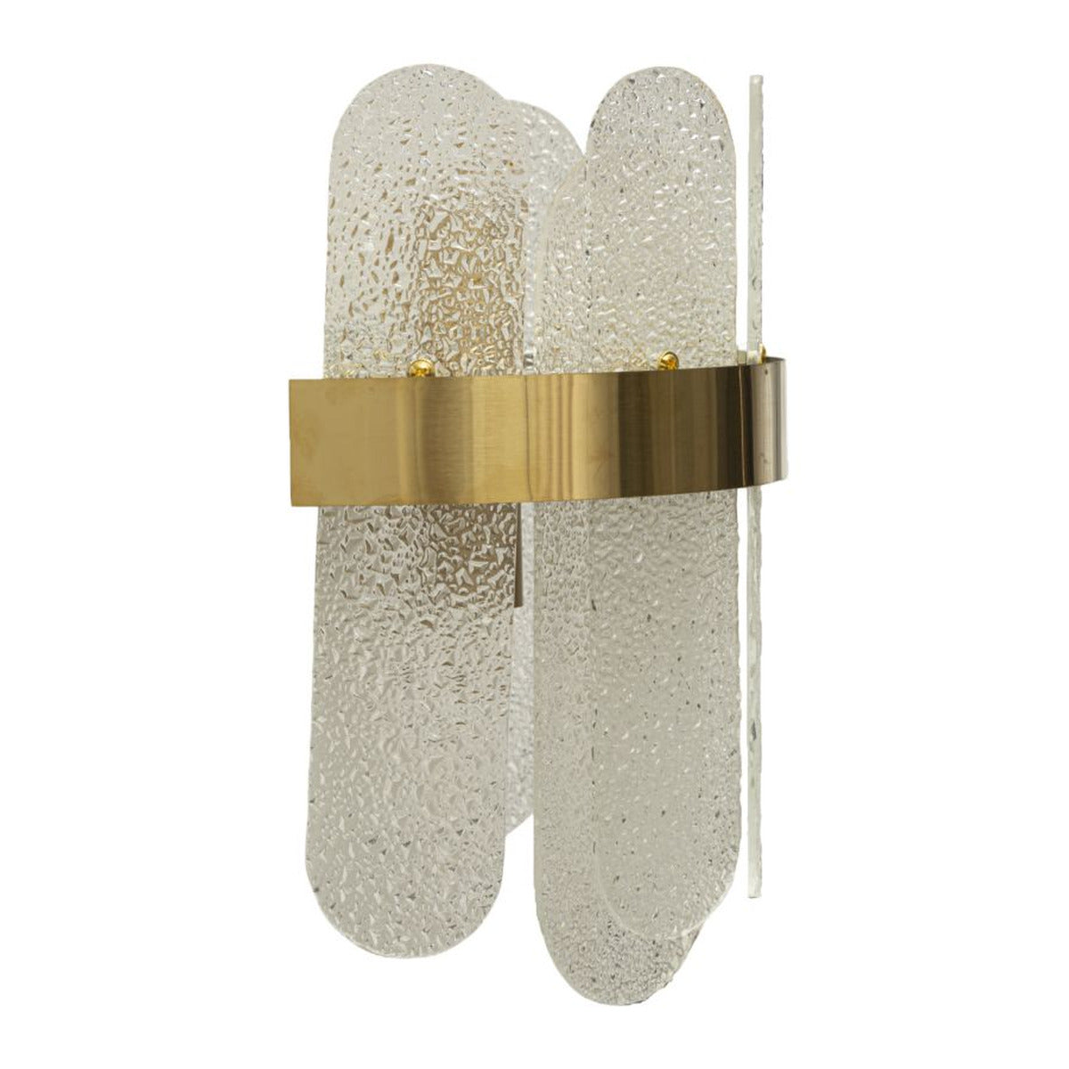 Lampada a Parete MF64, Oro, Metallo, 20x14x28 cm, Seven Design