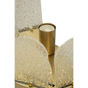 Lampada a Parete MF64, Oro, Metallo, 20x14x28 cm, Seven Design