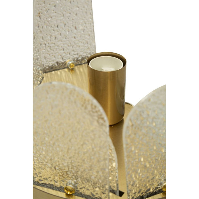 Lampada a Parete MF64, Oro, Metallo, 20x14x28 cm, Seven Design