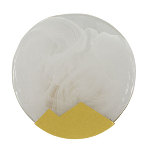 Lampada a Parete MF71, Oro, Metallo, 20x20x10 cm, Seven Design