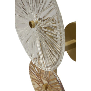 Lampada a Parete MF67, Oro, Metallo, 20x14x41 cm, Seven Design